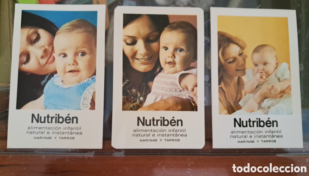 Coleccionismo calendarios: 3 calendarios de bolsillo Nutriben - Foto 2