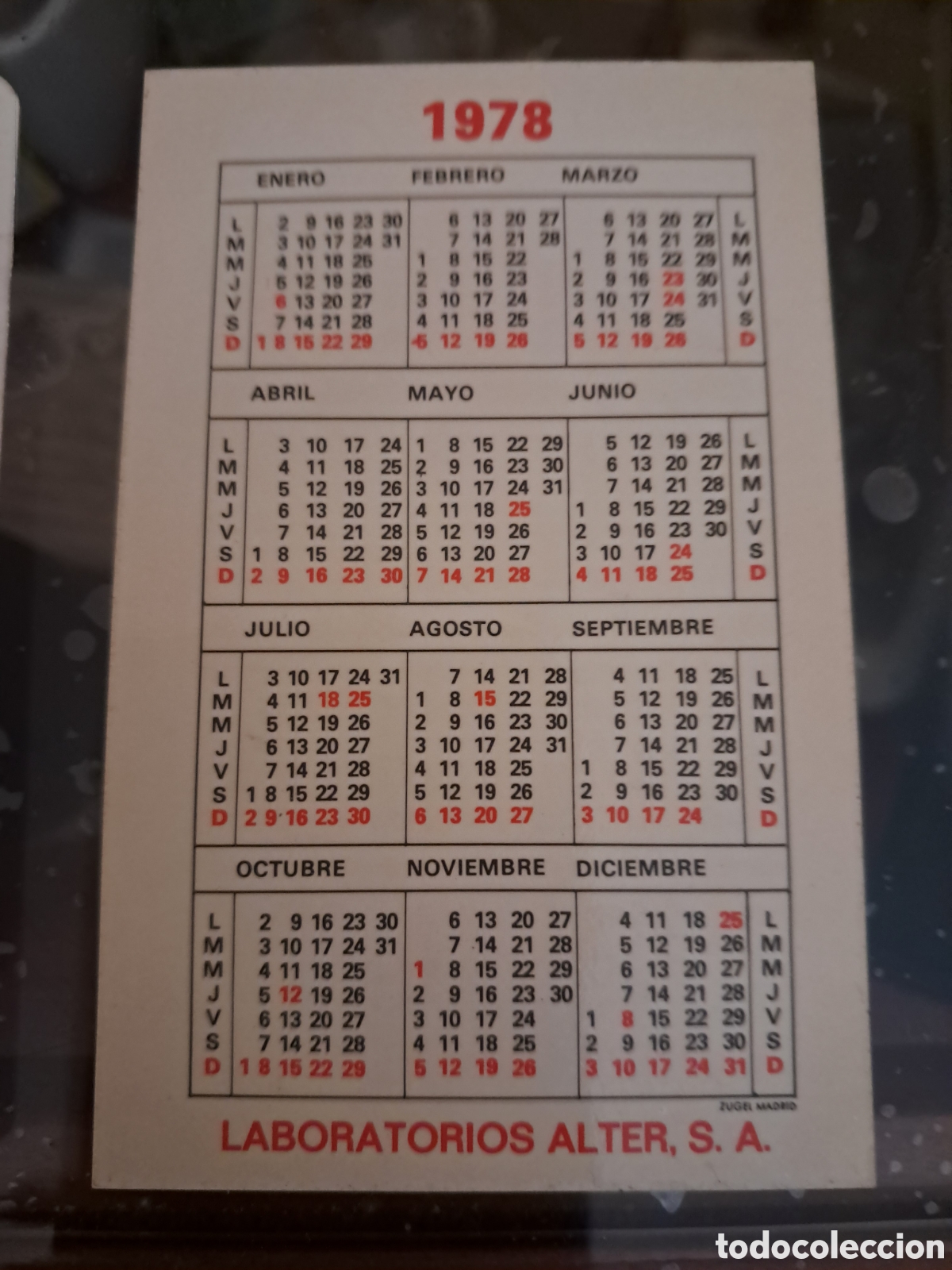 Coleccionismo calendarios: 3 calendarios de bolsillo Nutriben - Foto 8