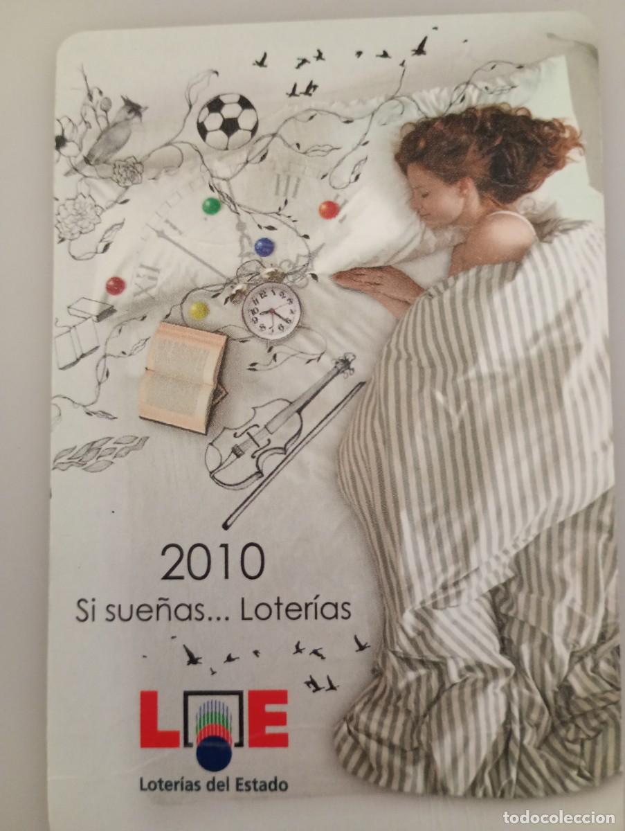 Coleccionismo calendarios: Calendario 2010 Publicidad Loterias del Estado