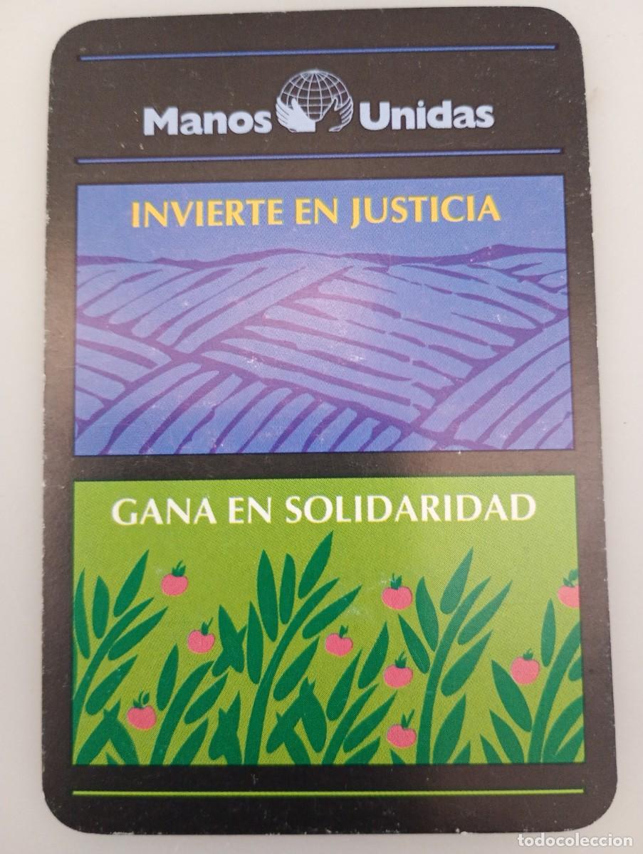 Coleccionismo calendarios: Calendario 1998 Publicidad MANOS UNIDAS