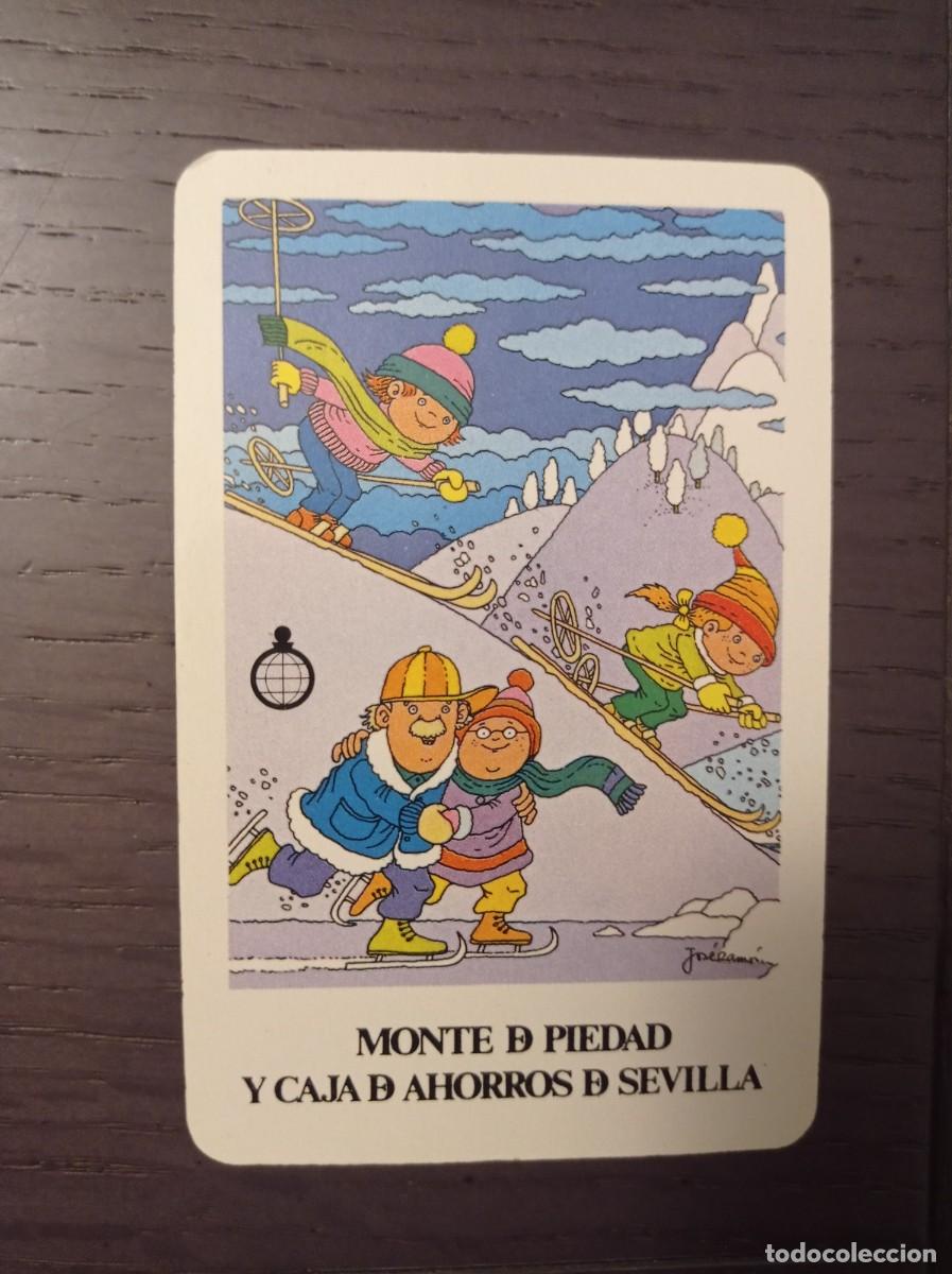 Collectables Calendars: CALENDARIO FOURNIER. MONTE DE PIEDAD Y CAJA DE AHORROS DE SEVILLA. A&Ntilde;O 1986
