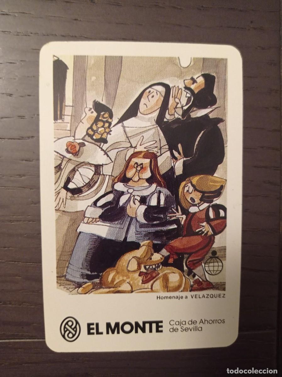 Collectables Calendars: CALENDARIO FOURNIER. EL MONTE. CAJA DE AHORROS DE SEVILLA. VEL&Aacute;ZQUEZ. A&Ntilde;O 1989