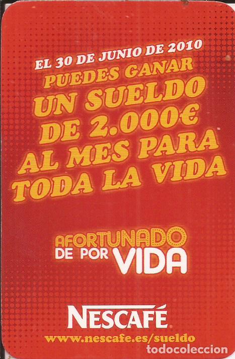 Colecionismo Calend&aacute;rios: CALENDARIO NESCAFE 2010