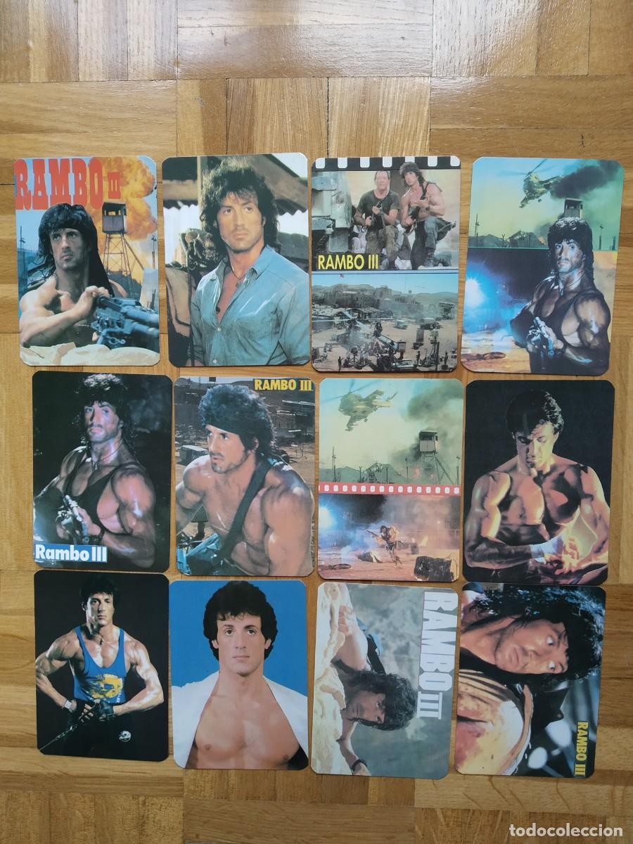 Coleccionismo calendarios: COLECCION COMPLETA 12 CALENDARIOS SYLVESTER STALLONE RAMBO III A&Ntilde;O 1989 VER FOTOS