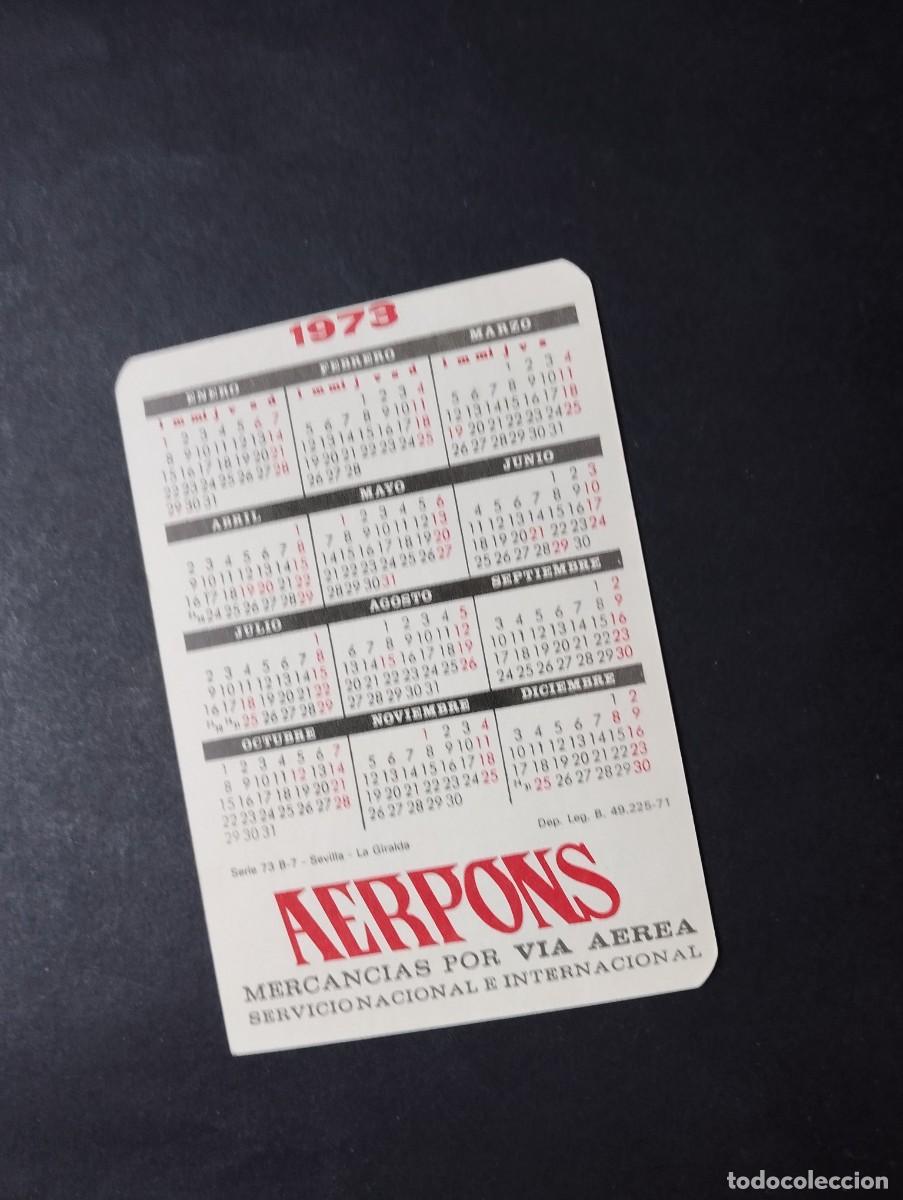Coleccionismo calendarios: CALENDARIO PUBLICIDAD DE AERPONS DEL A&Ntilde;O 1973 - EL DE LA FOTOS VER TODOS MIS CALENDARIOS