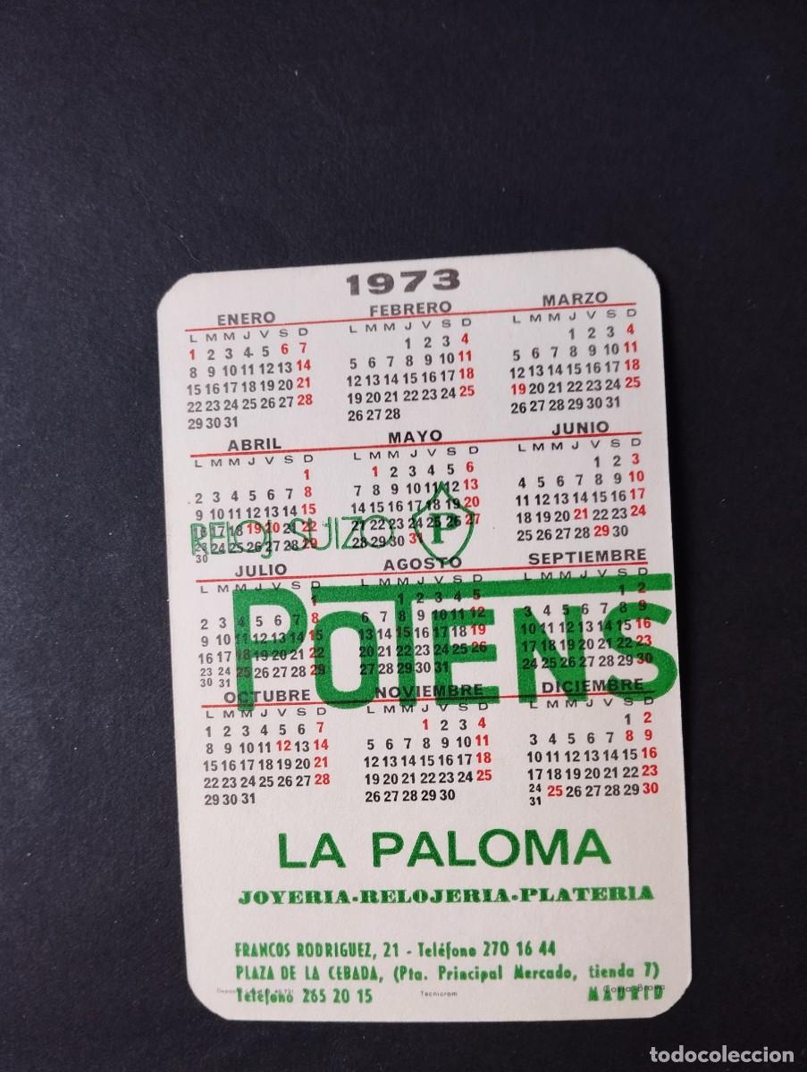 Coleccionismo calendarios: CALENDARIO PUBLICIDAD DE POTENS DEL A&Ntilde;O 1973 - EL DE LA FOTOS VER TODOS MIS CALENDARIOS