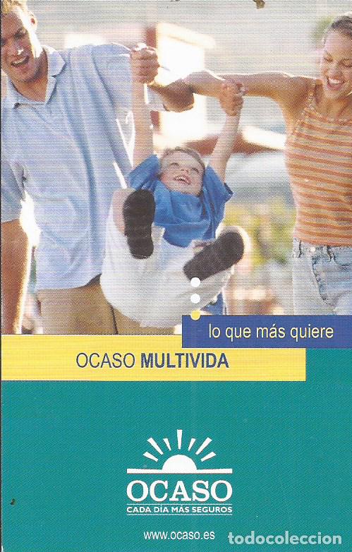 Coleccionismo calendarios: CALENDARIO OCASO 2004
