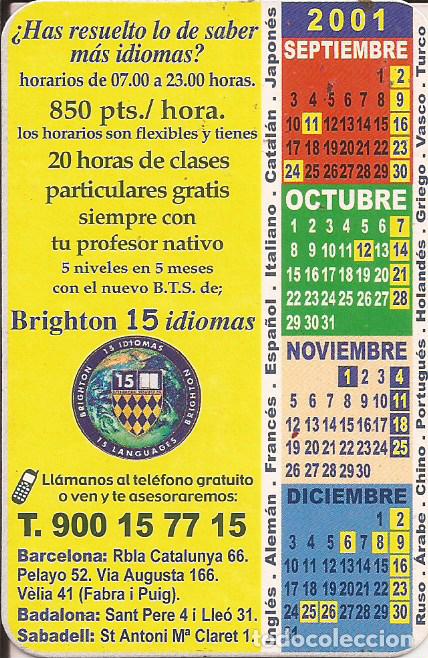 Coleccionismo calendarios: CALENDARIO BRIGTHON 2002