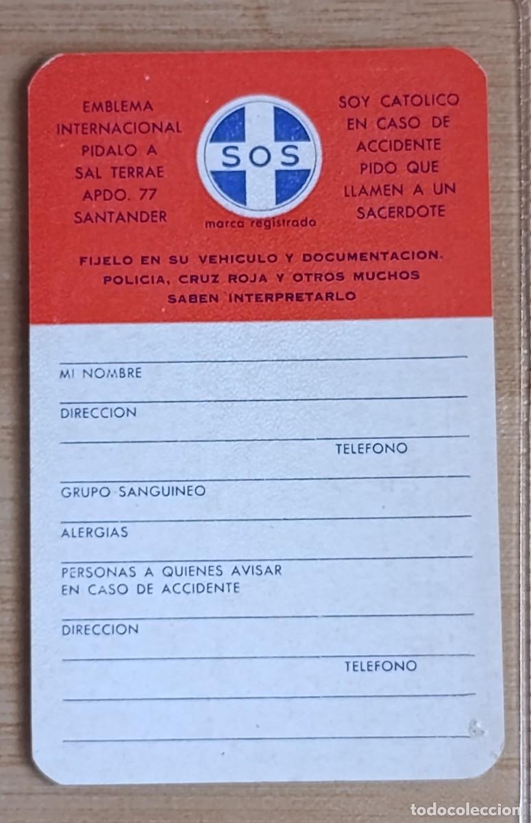 Collectables Calendars: Calendario Bolsillo 1968 Sastrer&iacute;a Eclesi&aacute;stica Salamanca Sal Terrae SOS Vintage