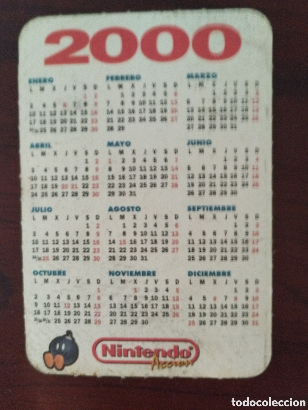 Coleccionismo calendarios: Calendario Nintendo a&ntilde;o 2000 - Foto 2