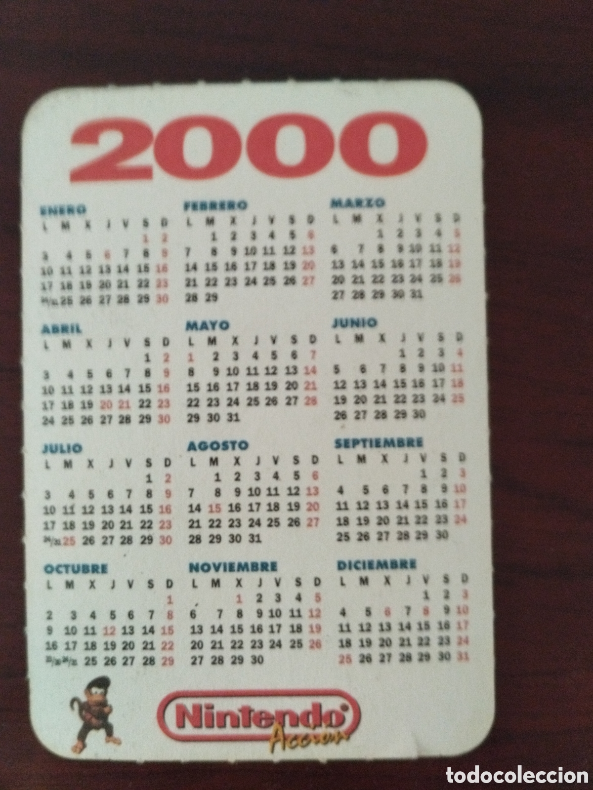 Coleccionismo calendarios: Calendario Nintendo a&ntilde;o 2000 - Foto 2