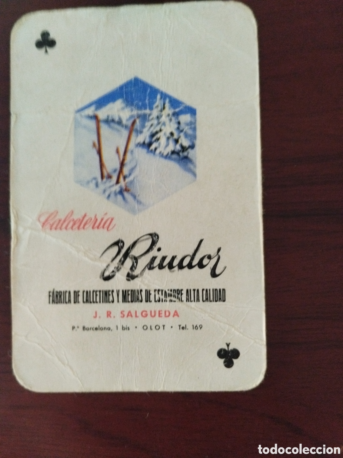 Collectables Calendars: Calendario calceter&iacute;a Riudor a&ntilde;o 1960