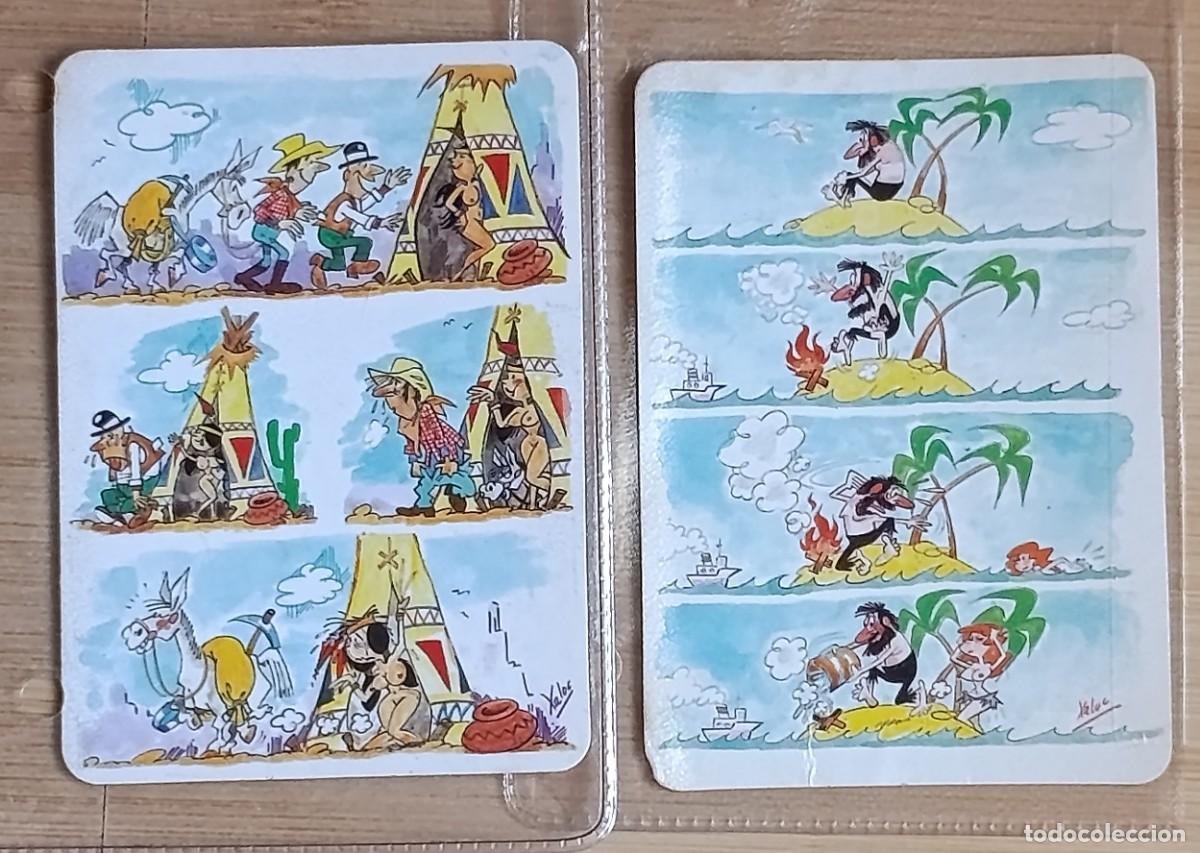 Collectables Calendars: Lote 2 Calendarios Bolsillo 1990 Humor Xaloc Hosteleria Cadiz Vintage