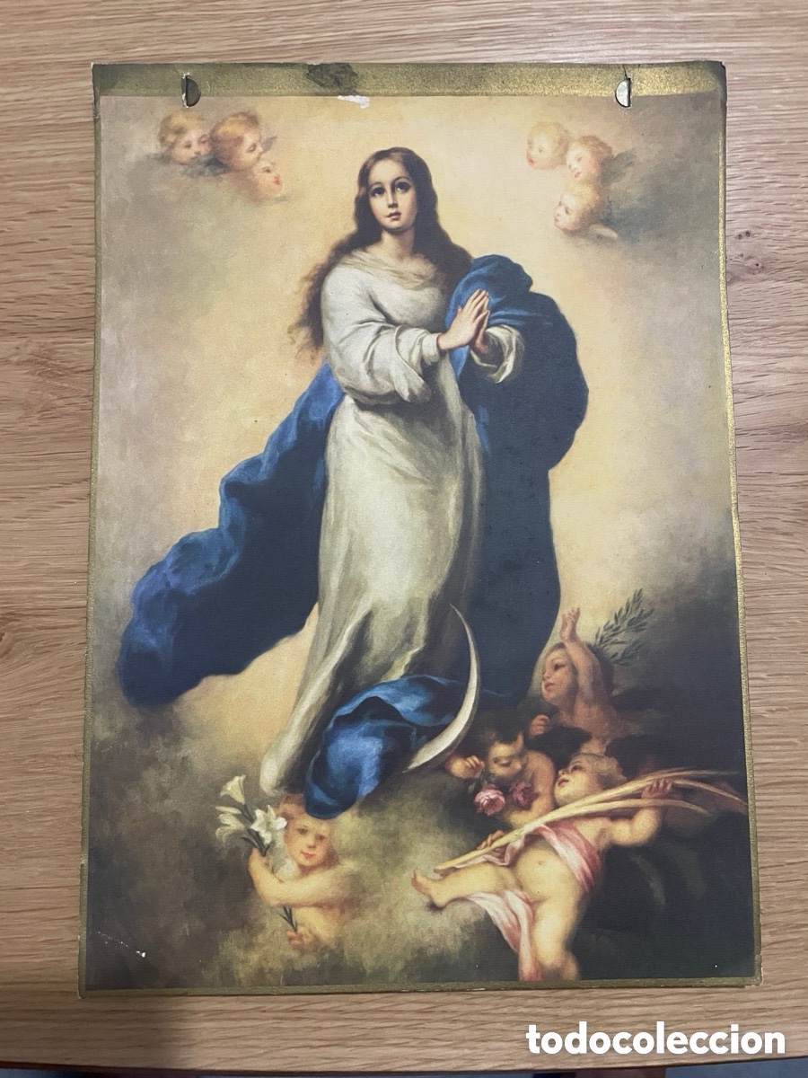 Collectables Calendars: Calendario religioso de pared. A&ntilde;o 1936. Juan Bargue&ntilde;o. Excelente estado.