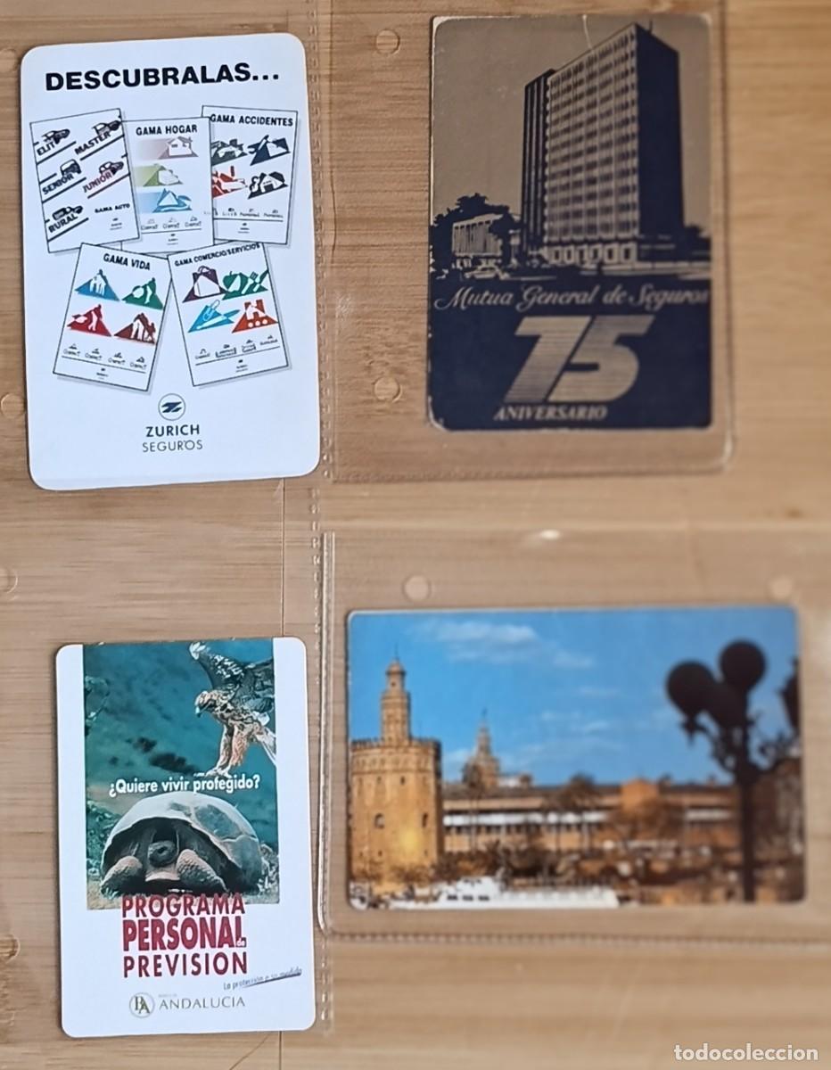 Colecionismo Calend&aacute;rios: Lote 4 Calendarios Bolsillo Seguros Zurich Mutua Previsi&oacute;n Sevilla Vintage