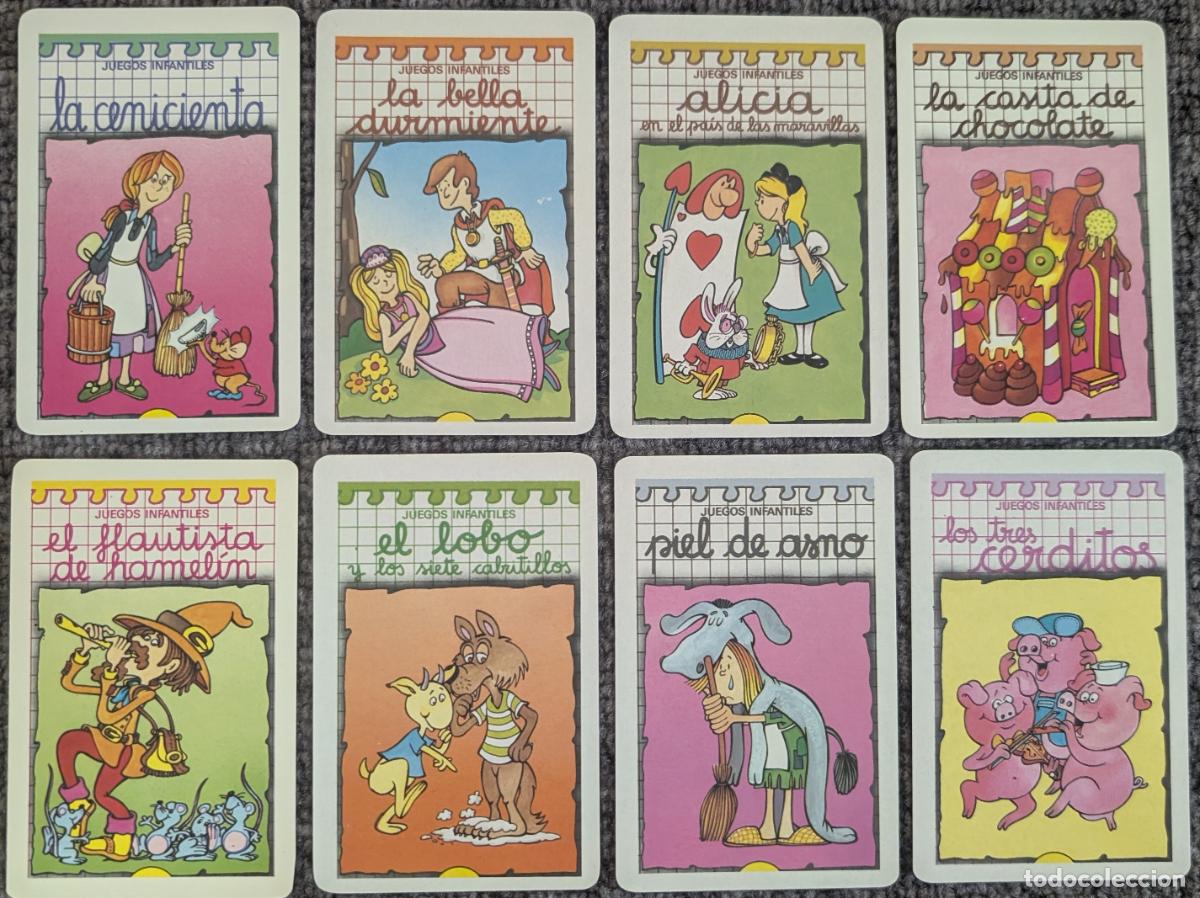 Coleccionismo calendarios: Lote de calendarios de barajas de cuentos c&aacute;sicos - COMAS (1991) &iexcl;Impecables!