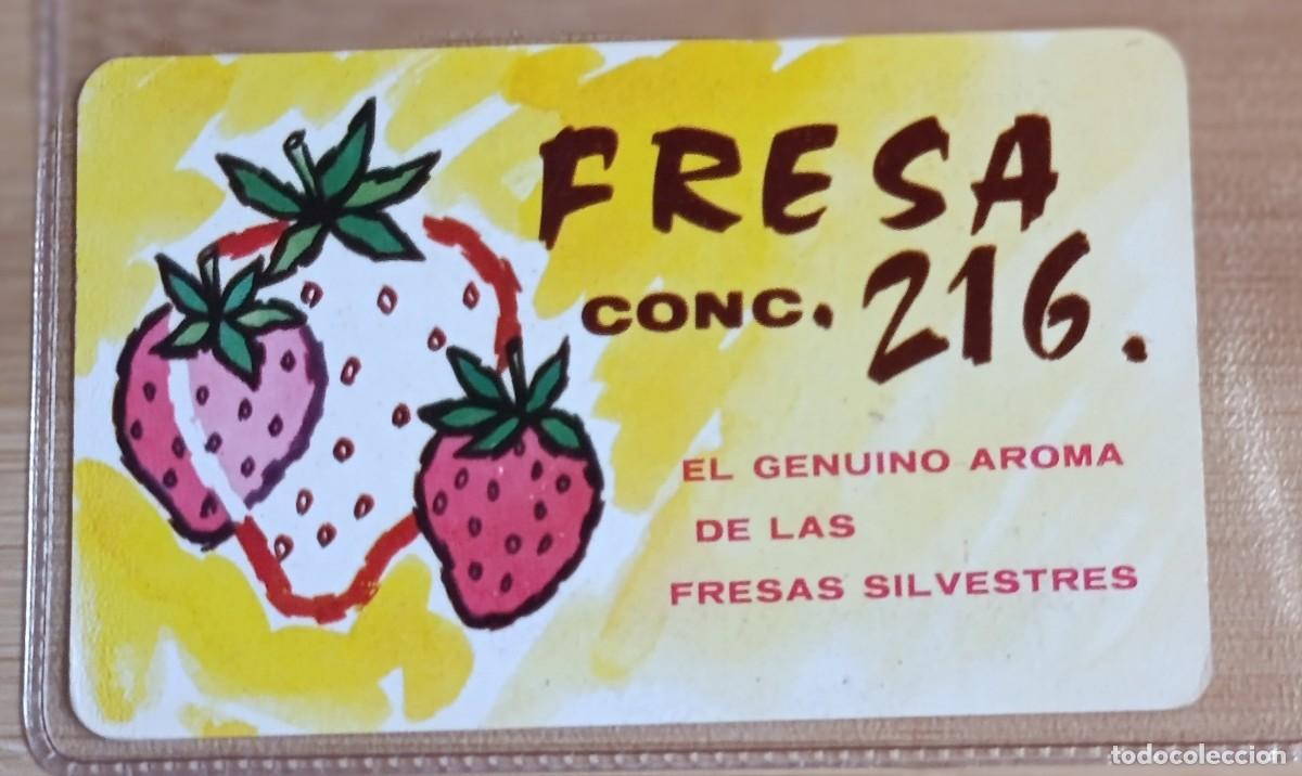 Colecionismo Calend&aacute;rios: Calendario Bolsillo 1967 Fresa Conc 216 Cosmos Fournier Vintage