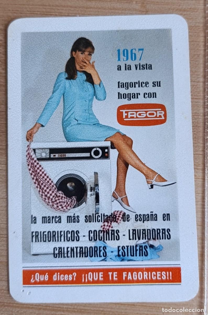 Coleccionismo calendarios: Calendario Bolsillo 1967 Electrodomesticos Fagor Lavadora Fournier Vintage