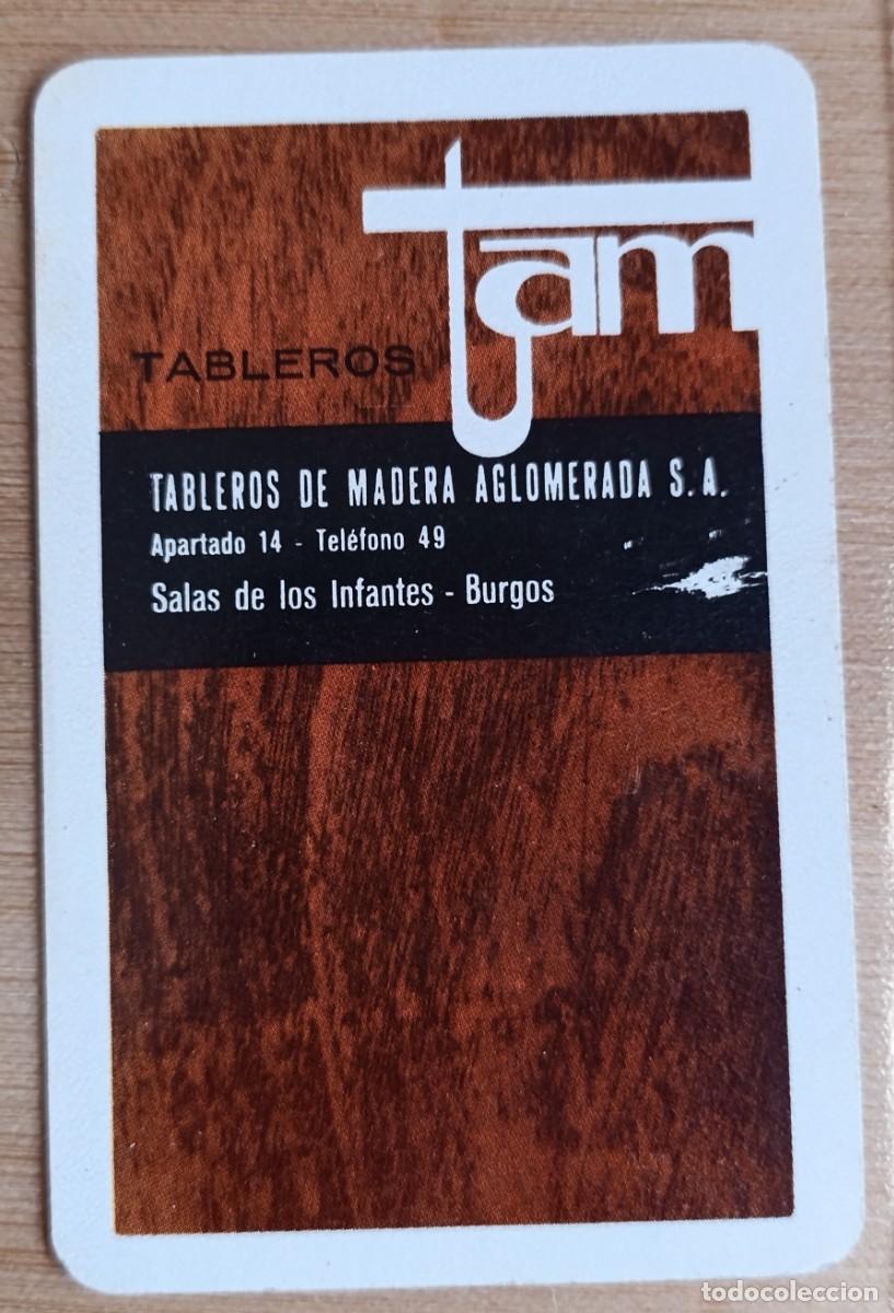 Coleccionismo calendarios: Calendario Bolsillo 1967 Tableros Tam Madera Burgos Fournier Vintage