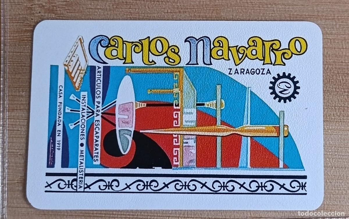 Collectables Calendars: Calendario Bolsillo 1969 Carlos Navarro Zaragoza Escaparates Fournier Vintage