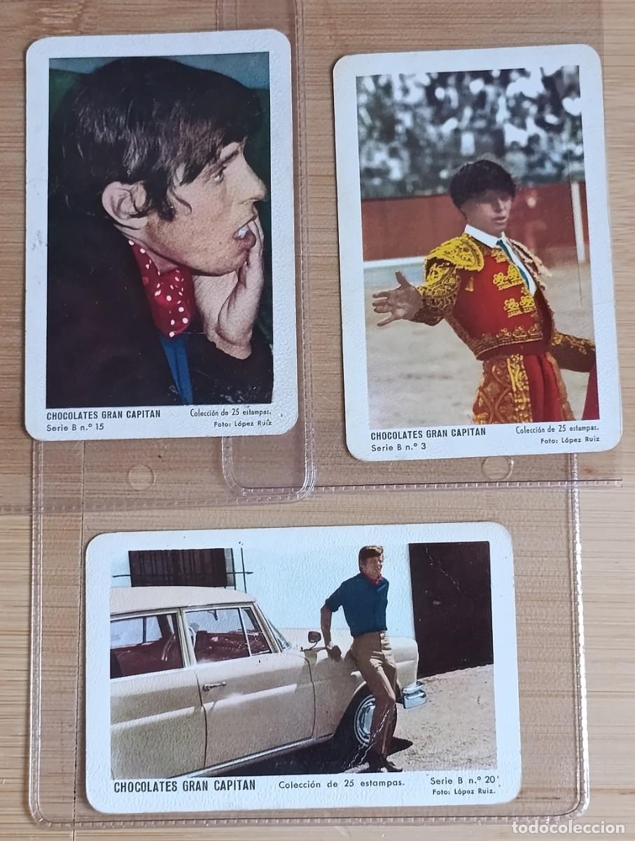 Sammeln von Kalendern: Lote 3 Calendarios Bolsillo 1966 El Cordobes Torero Chocolates Gran Capitan Fournier Vintage