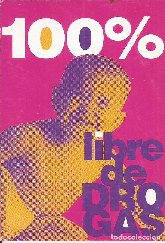 Coleccionismo calendarios: CALENDARIO LIBRE DE DROGAS 1997