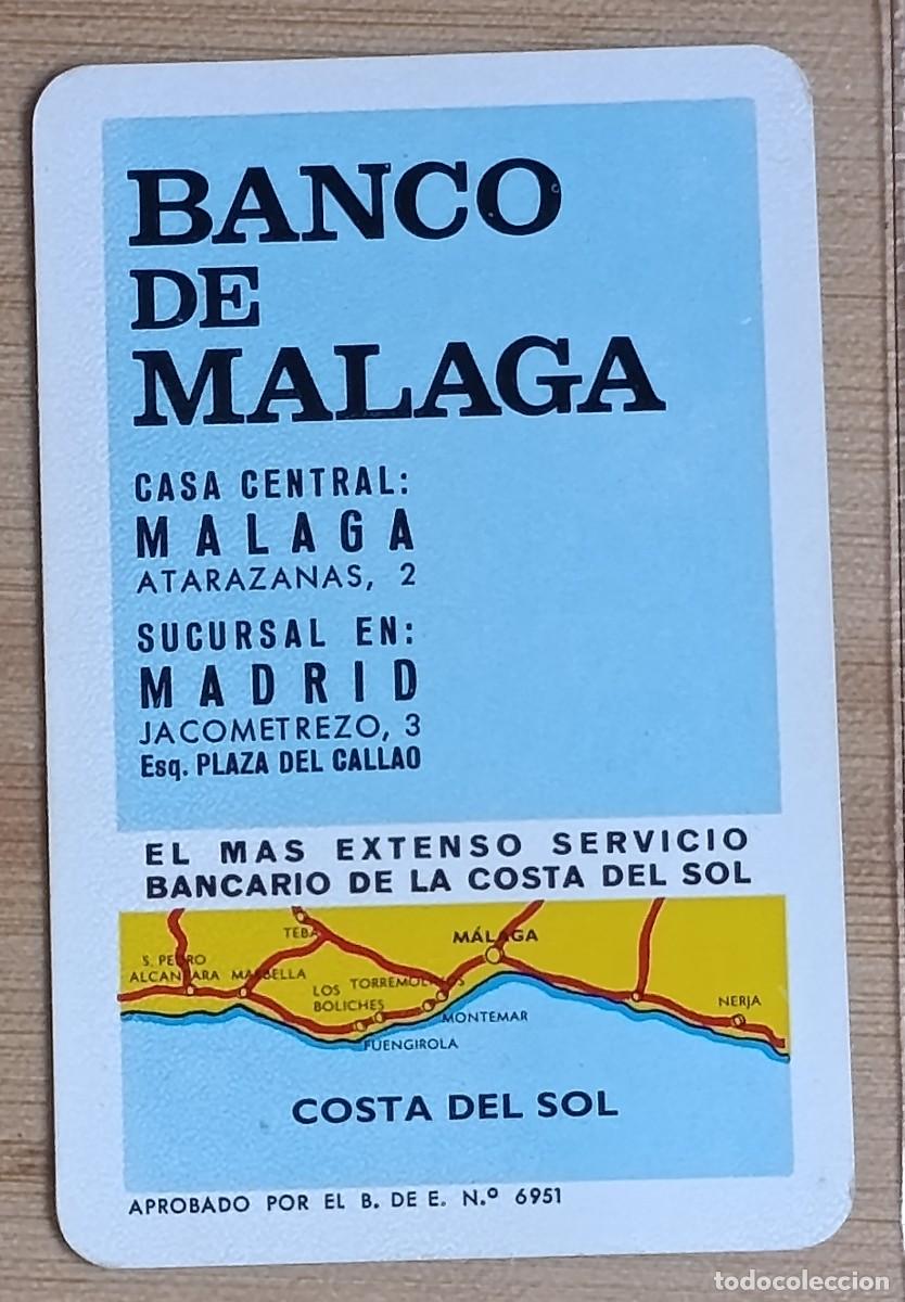 Colecionismo Calend&aacute;rios: Calendario Bolsillo 1969 Banco de M&aacute;laga Costa del Sol Madrid Fournier Vintage