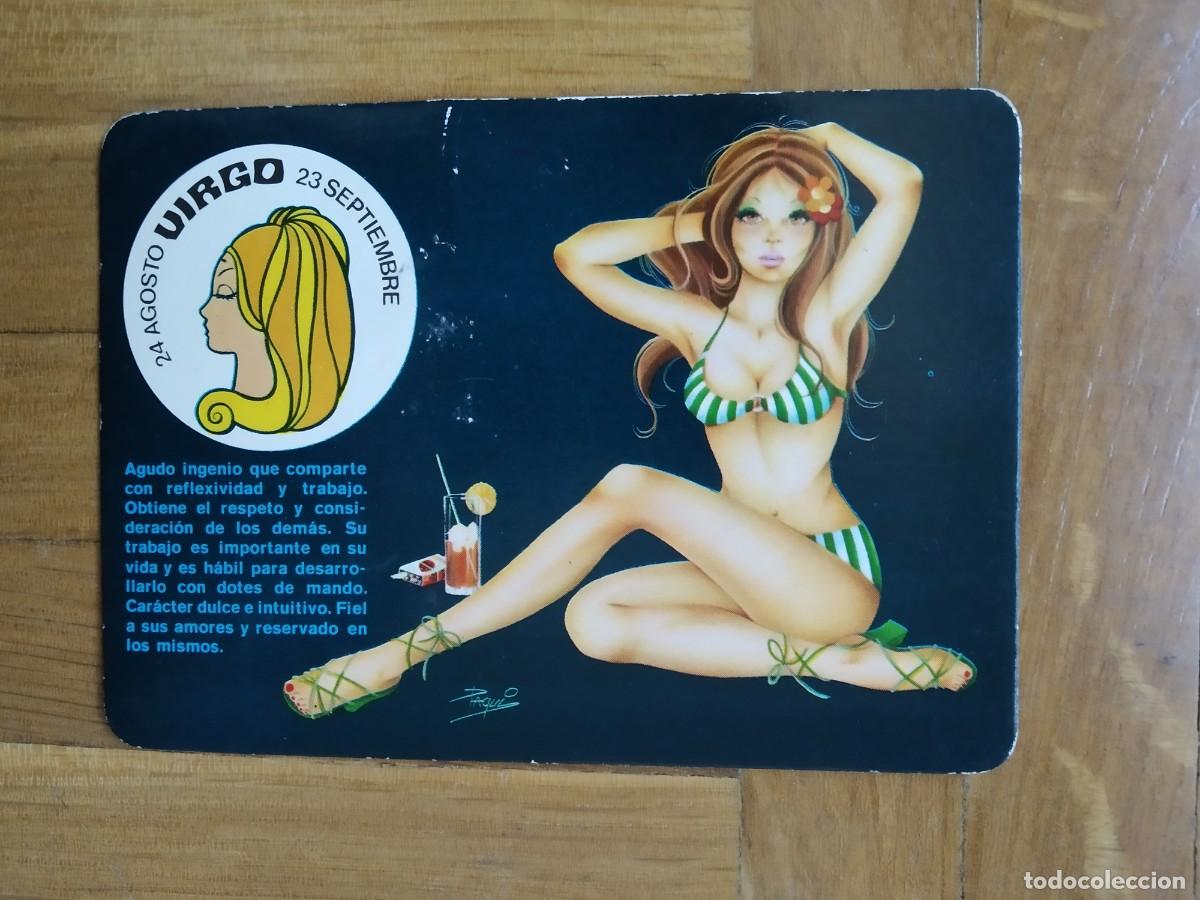 Collezionismo Calendari: CALENDARIO HOROSCOPO VIRGO CHICA A&Ntilde;O 1975 VER FOTOS