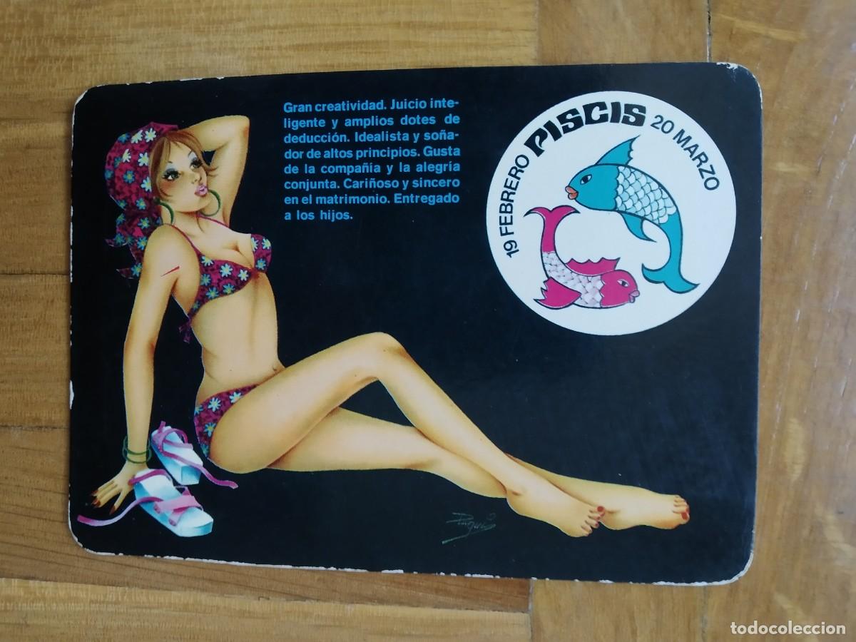 Collezionismo Calendari: CALENDARIO HOROSCOPO PISCIS CHICA A&Ntilde;O 1975 VER FOTOS