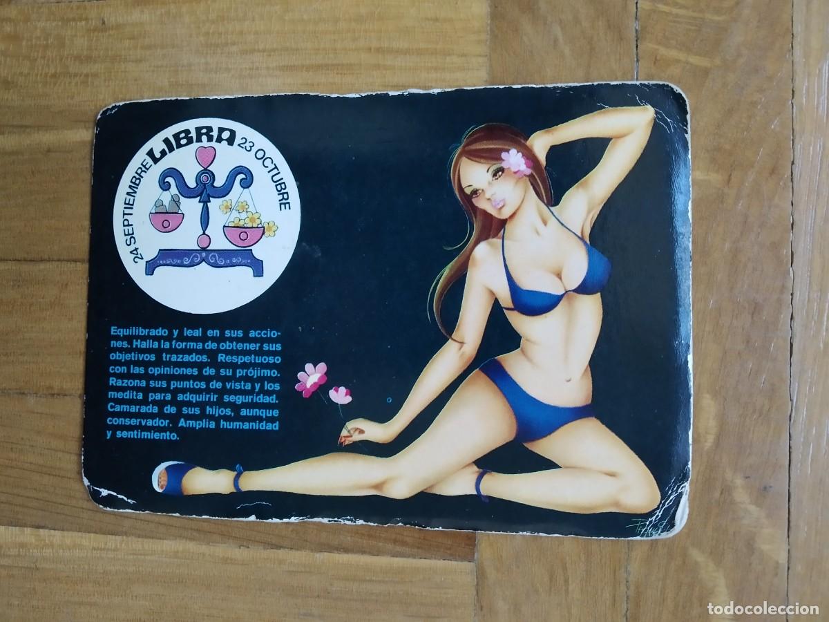 Collezionismo Calendari: CALENDARIO HOROSCOPO LIBRA CHICA A&Ntilde;O 1975 VER FOTOS
