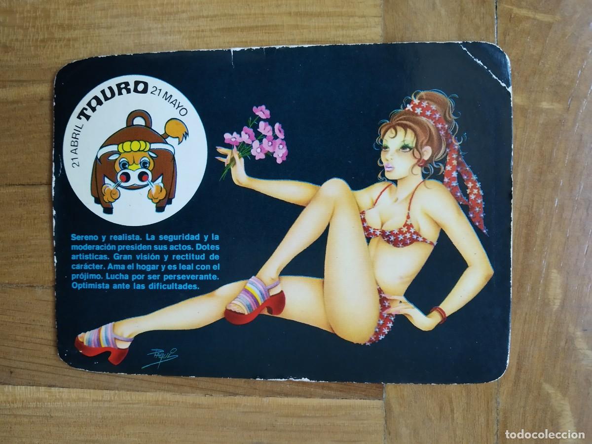Collezionismo Calendari: CALENDARIO HOROSCOPO TAURO CHICA A&Ntilde;O 1975 VER FOTOS