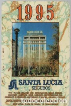 Collectables Calendars: CALENDARIO SANTA LUCIA SEGUROS A&Ntilde;O 1995 CAL-11314