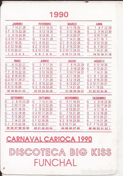 Coleccionismo calendarios: LOTE DE CALENDARIOS DE BRASIL - Foto 2