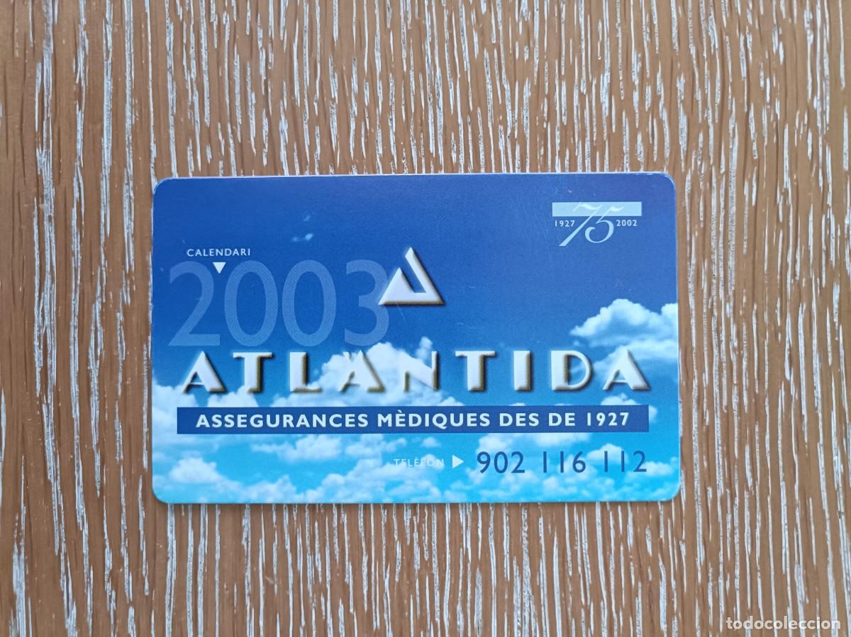 Coleccionismo calendarios: CALENDARIO BOLSILLO - A&Ntilde;O 2003 - ATL&Aacute;NTIDA SEGUROS