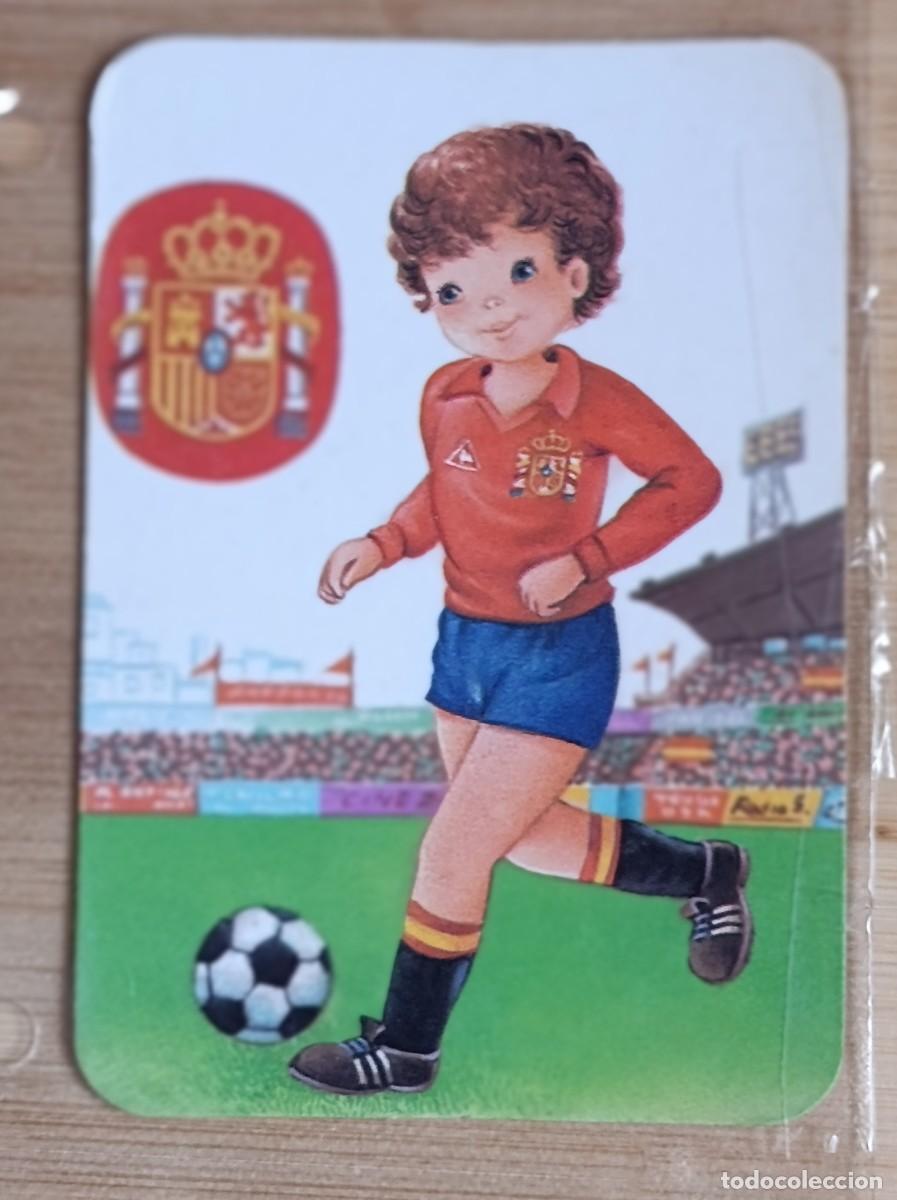Colecionismo Calend&aacute;rios: Calendario Bolsillo Seleccion Espa&ntilde;ola Futbol Supermercado Ntra Sra del Rocio Sanlucar 1988 Vintage