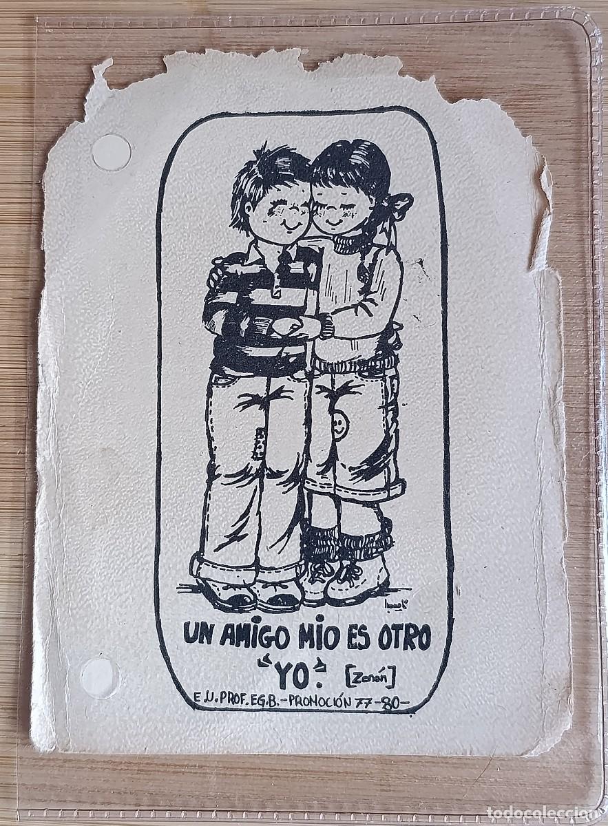 Collezionismo Calendari: Calendario Bolsillo Escuela Magisterio E.U. Prof. E.G.B. Promocion 77-80 A&ntilde;o 1980 Rareza
