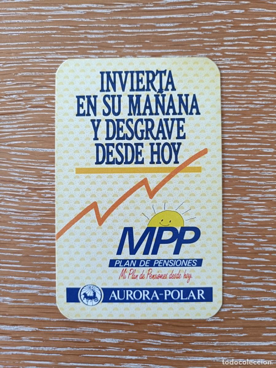 Collectionnisme Calendriers: CALENDARIO BOLSILLO - A&Ntilde;O 1989 - AURORA-POLAR SEGUROS