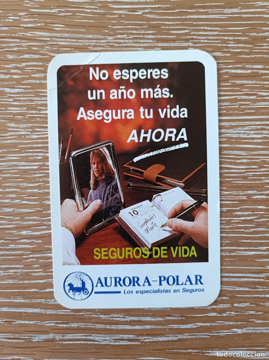 Sammeln von Kalendern: CALENDARIO BOLSILLO - A&Ntilde;O 1991 - AURORA-POLAR SEGUROS
