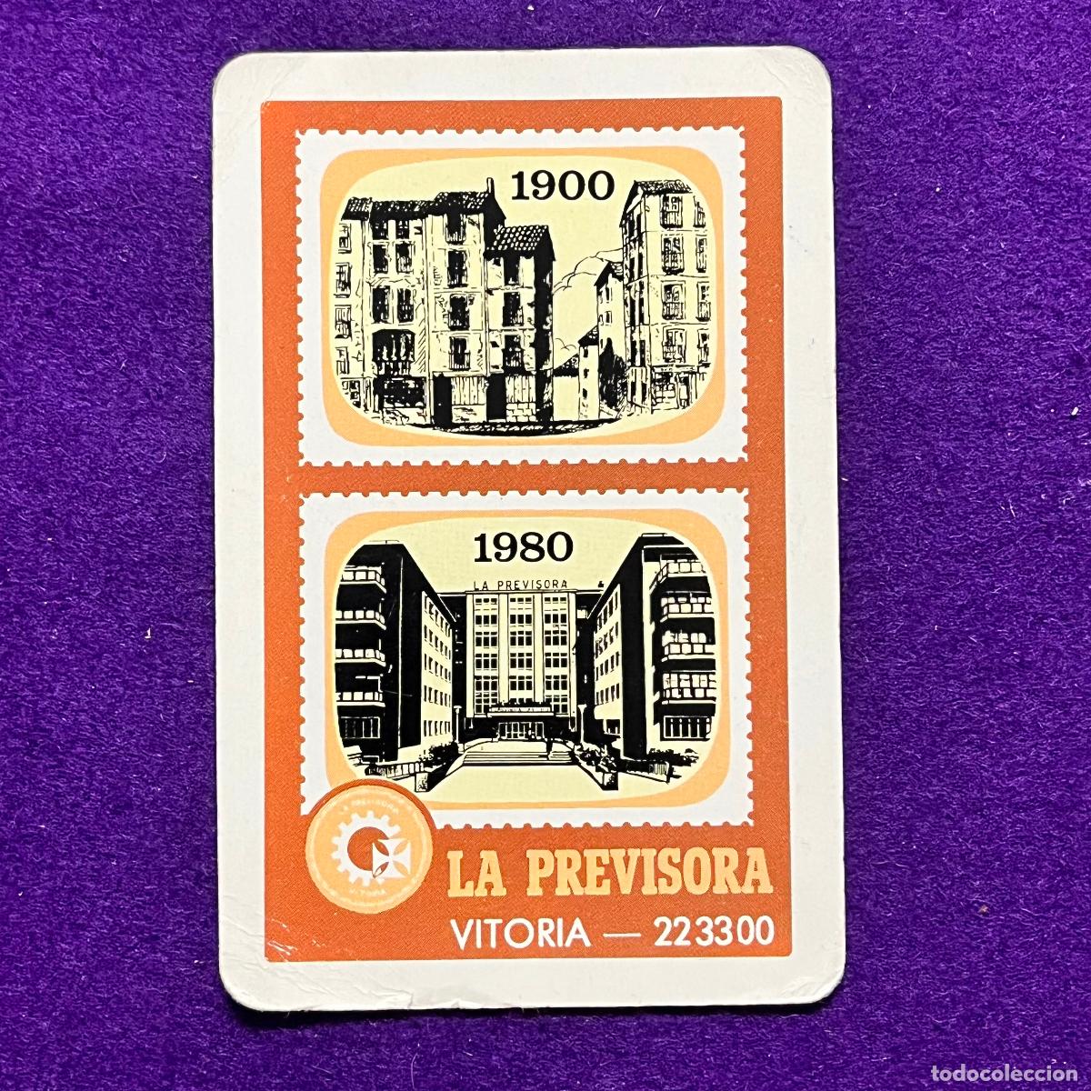Colecionismo Calend&aacute;rios: CALENDARIO FOURNIER. LA PREVISORA VITORIA. 1980.