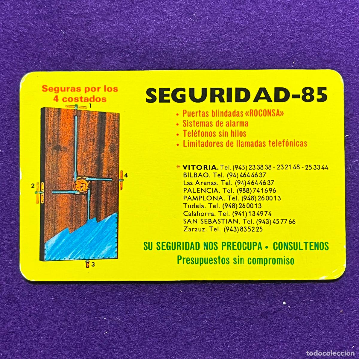 Collectables Calendars: CALENDARIO FOURNIER. SEGURIDAD 85. 1985.