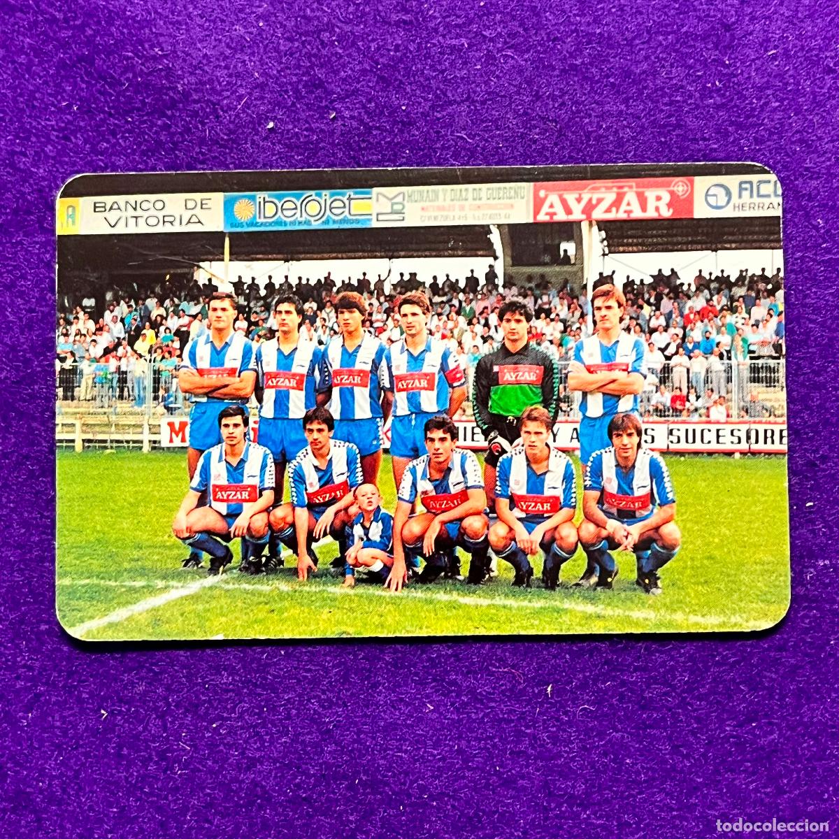 Collectables Calendars: CALENDARIO FOURNIER. AYZAR, DEPORTIVO ALAVES. 1988.
