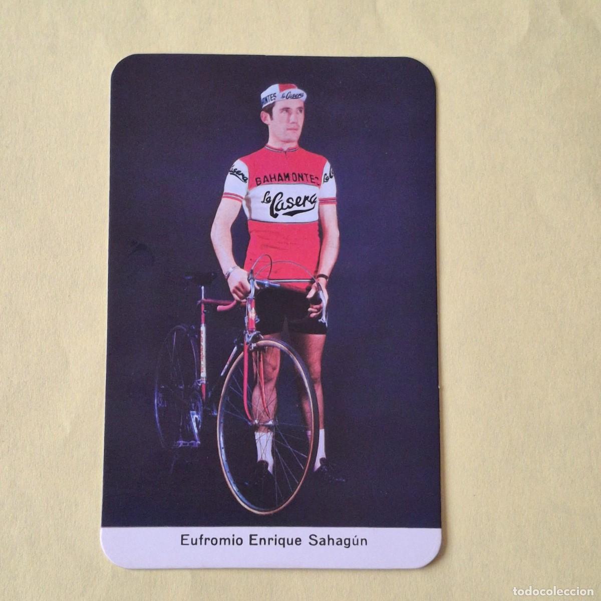 Coleccionismo calendarios: CALENDARIO DE BOLSILLO 1970 - EUFROMIO ENRIQUE SAHAGUN - LA CASERA - CICLISTA CICLISMO BICICLETA