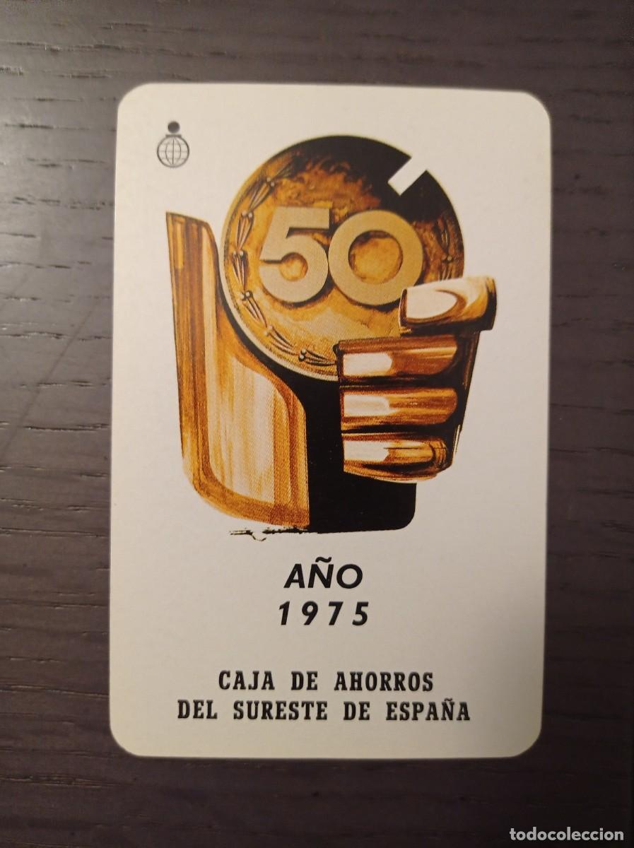 Collectionnisme Calendriers: CALENDARIO FOURNIER. CAJA DE AHORROS DEL SURESTE DE ESPA&Ntilde;A. A&Ntilde;O 1975