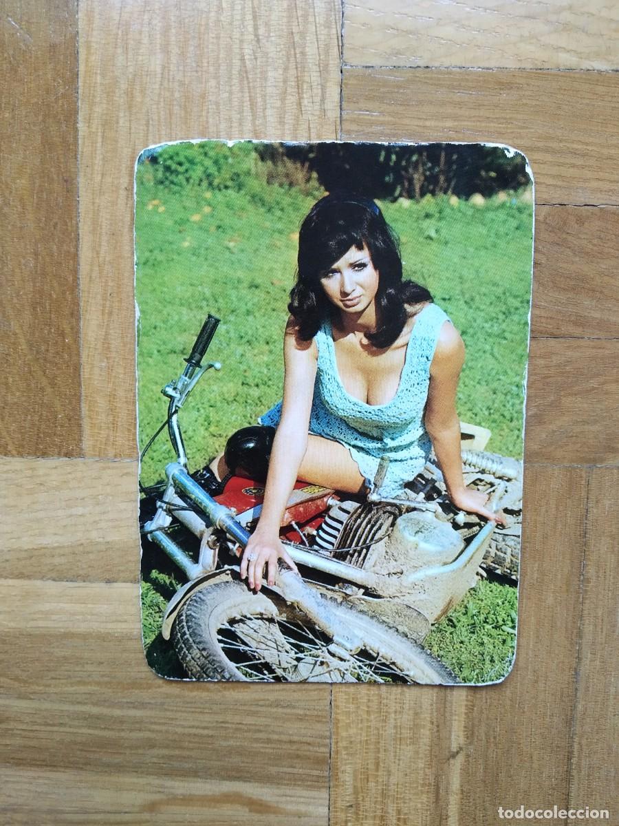 Collezionismo Calendari: CALENDARIO CHICA CON MOTO BULTACO A&Ntilde;O 1975 VER FOTOS