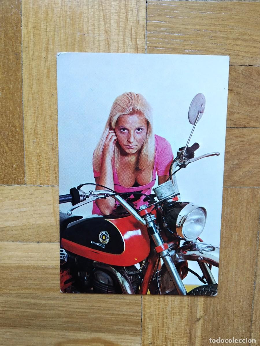Collezionismo Calendari: CALENDARIO CHICA CON MOTO BULTACO A&Ntilde;O 1975 VER FOTOS