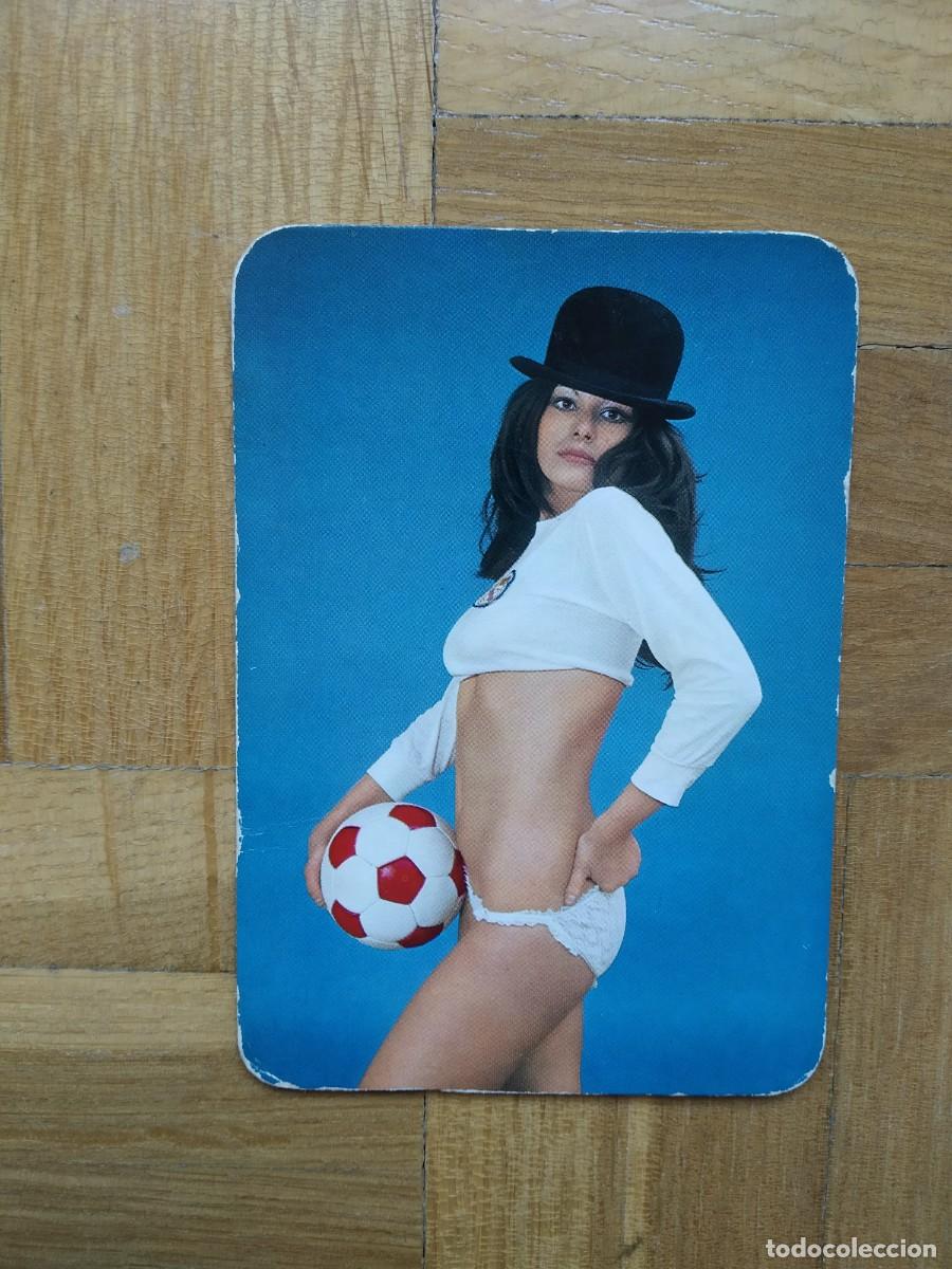 Collectionnisme Calendriers: CALENDARIO CHICA CON ESCUDO DEL REAL MADRID A&Ntilde;O 1977 VER FOTOS