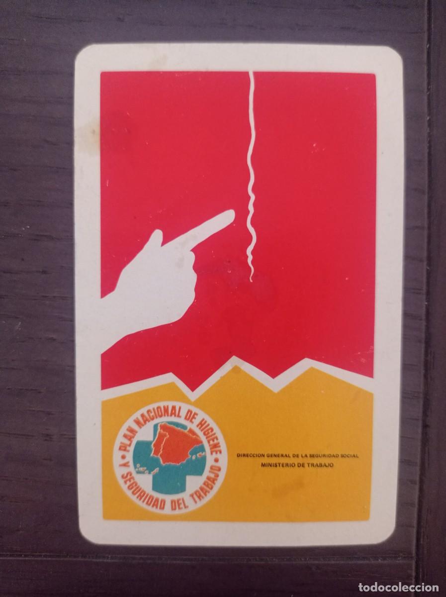 Collectionnisme Calendriers: CALENDARIO FOURNIER. PLAN NACIONAL DE HIGIENE Y SEGURIDAD EN EL TRABAJO. A&Ntilde;O 1974