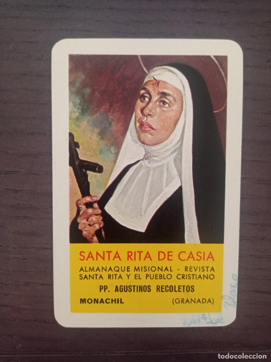 Collectionnisme Calendriers: CALENDARIO FOURNIER. SANTA RITA DE CASIA. A&Ntilde;O 1972