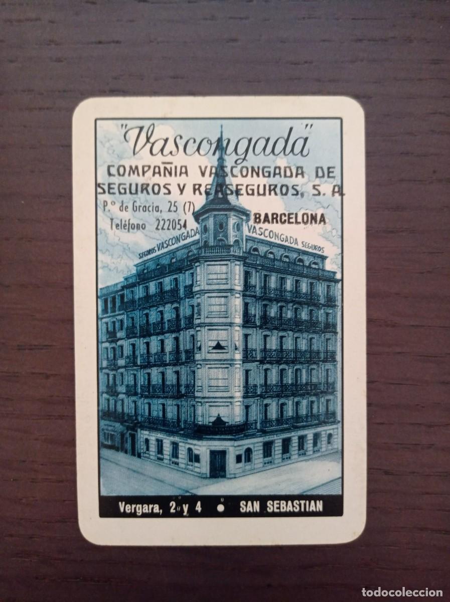 Coleccionismo calendarios: CALENDARIO FOURNIER. VASCONGADA SEGUROS. SUCURSAL BARCELONA. A&Ntilde;O 1964