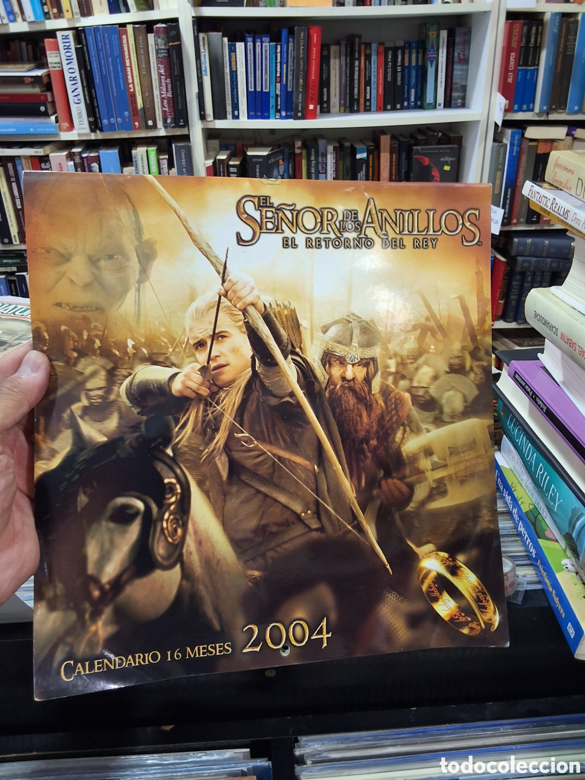 Coleccionismo calendarios: EL SE&Ntilde;OR DE LOS ANILLOS - EL RETORNO DEL REY - CALENDARIO 16 MESES 2004 - ALMANAQUE